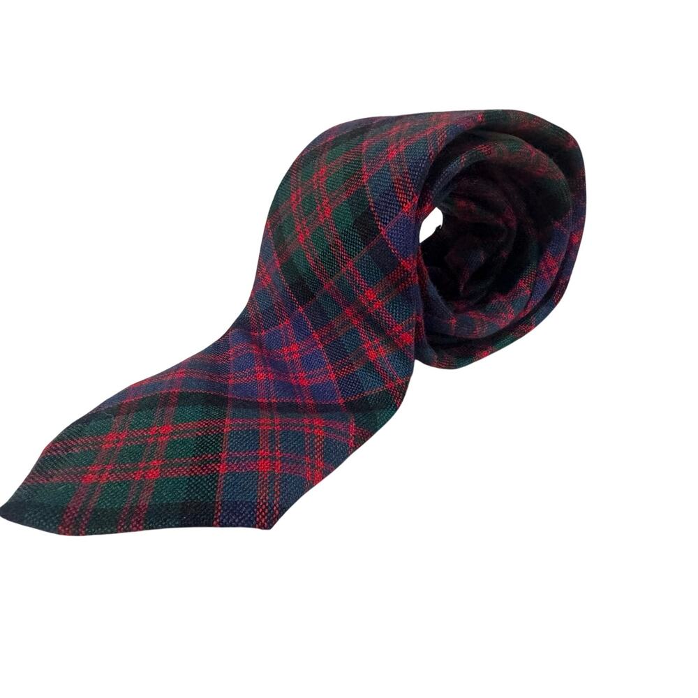 Ingles Buchan Wool Scotland Tartan Plaid Tie